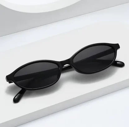 Women's Lightweight Retro Oval Cat-Eye Sunglasses for Everyday Wear-The Yellow Prime