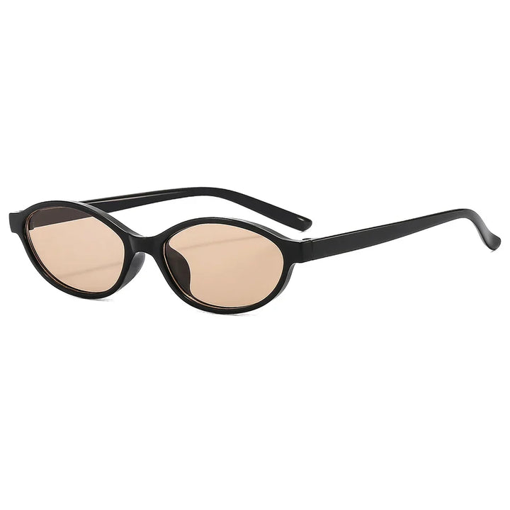 Women's Lightweight Retro Oval Cat-Eye Sunglasses for Everyday Wear-The Yellow Prime