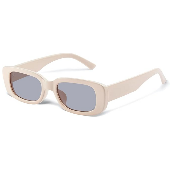 Women's Lightweight Retro Sunglasses – Rectangular Y2K Style, UV400 Protection-The Yellow Prime