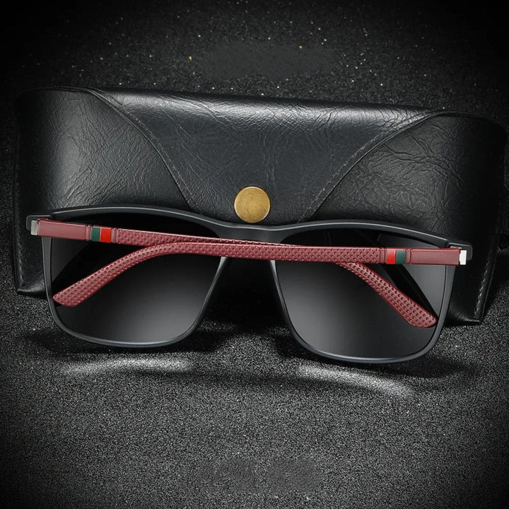 Men's Lightweight Polarized Sunglasses - Classic Square Design-The Yellow Prime