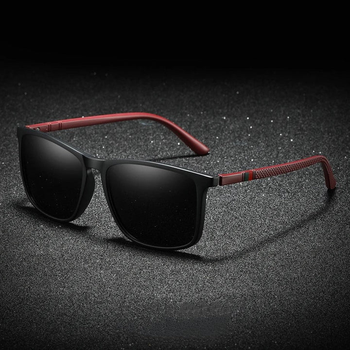 Men's Lightweight Polarized Sunglasses - Classic Square Design-The Yellow Prime