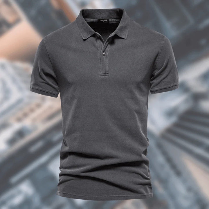 Men's breathable polo shirt – lightweight, relaxed fit for daily wear-The Yellow Prime