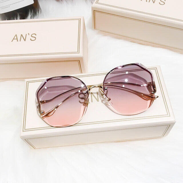 Women's Lightweight Rimless Metal Sunglasses for Summer 2025-The Yellow Prime