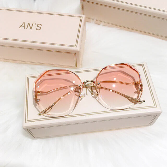 Women's Lightweight Rimless Metal Sunglasses for Summer 2025-The Yellow Prime