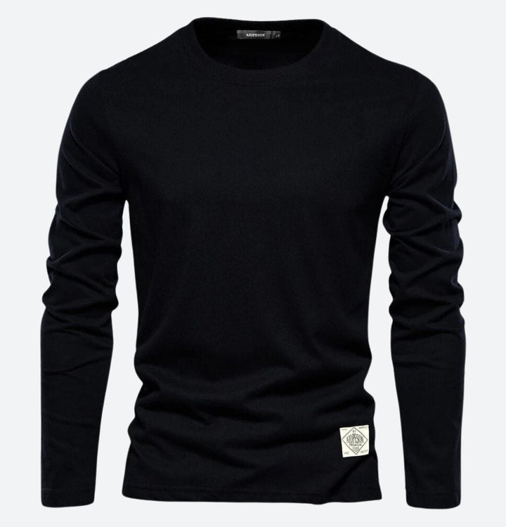 Alex | Men's Fashionable Long-Sleeved T-Shirt-The Yellow Prime