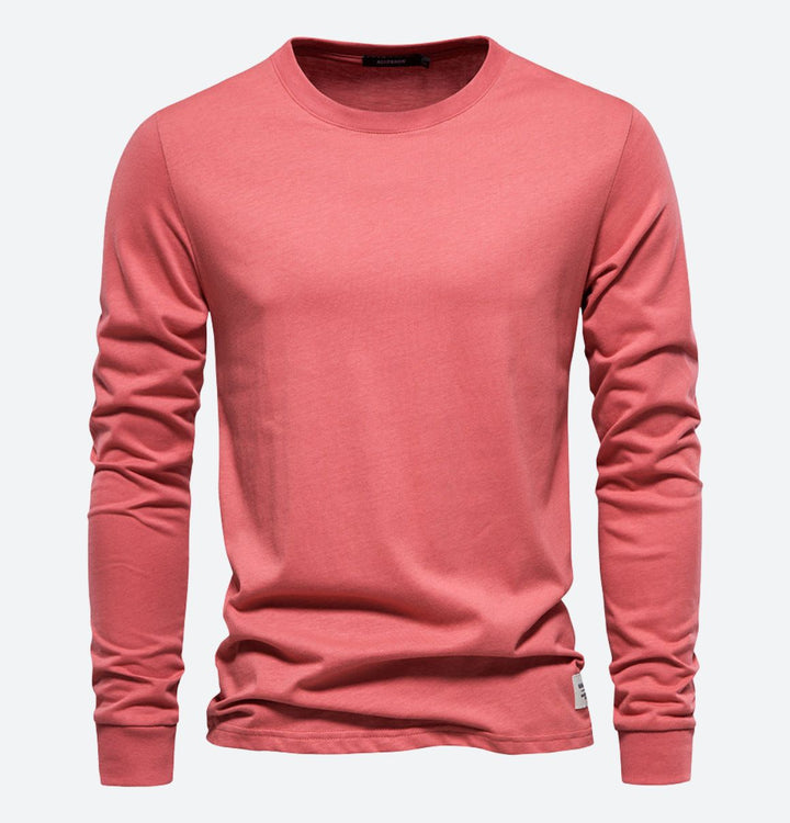 Alex | Men's Fashionable Long-Sleeved T-Shirt-The Yellow Prime