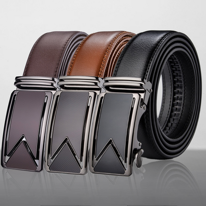 Liam | Men's Luxurious Leather Belt for Modern Style-The Yellow Prime