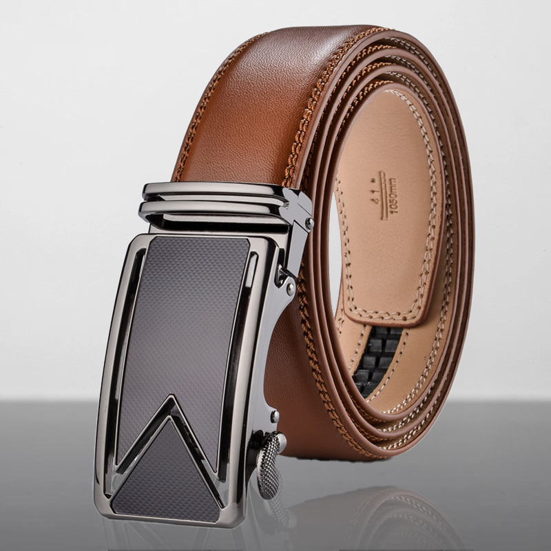 Liam | Men's Luxurious Leather Belt for Modern Style-The Yellow Prime