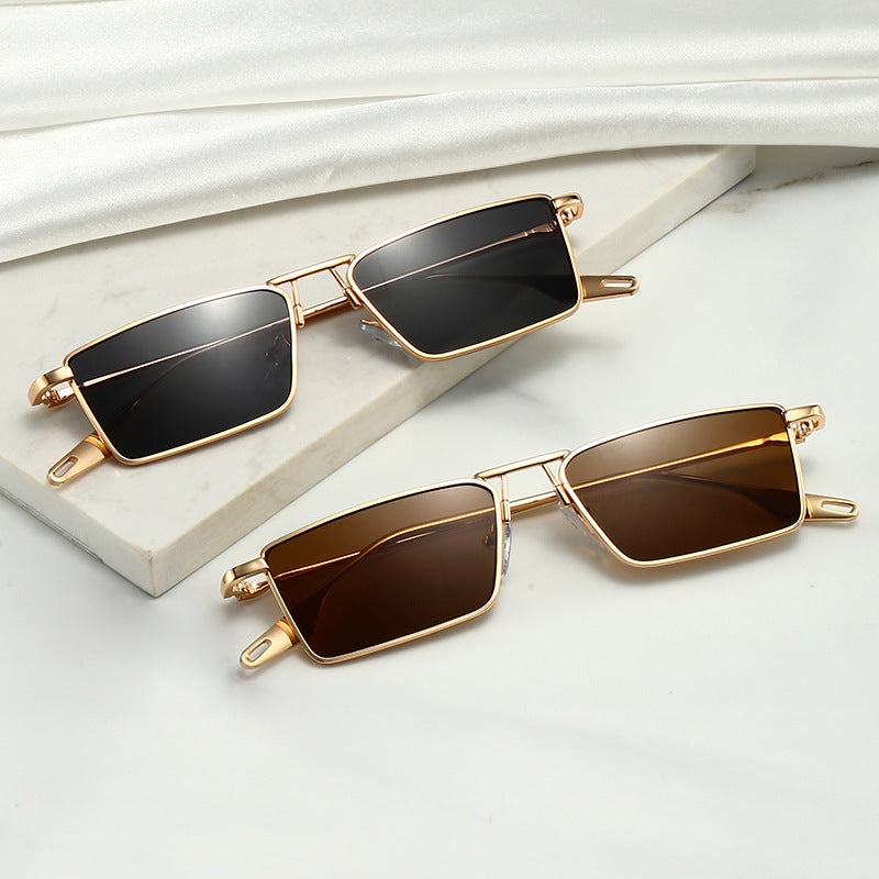 Lightweight Men's Aviator Sunglasses – Modern Plastic Design for Sunlight-The Yellow Prime