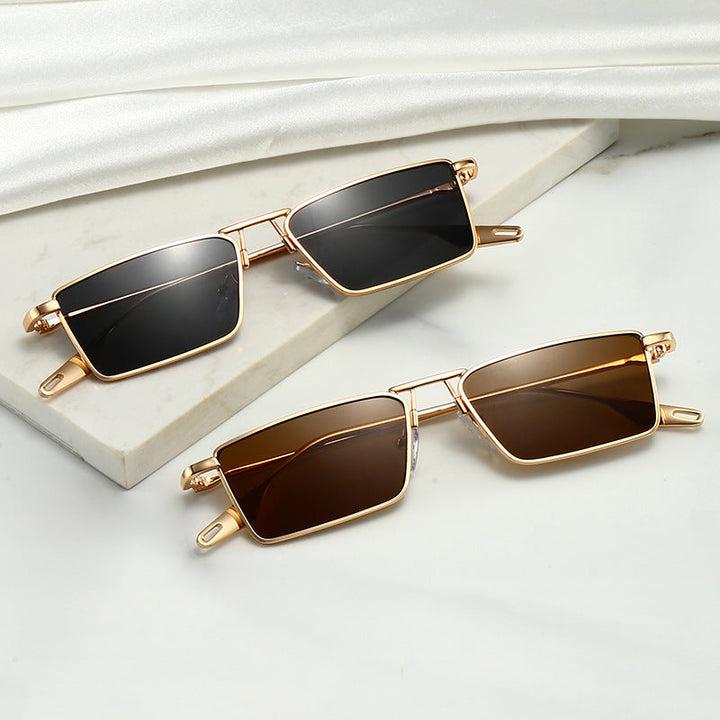 Lightweight Men's Aviator Sunglasses – Modern Plastic Design for Sunlight-The Yellow Prime