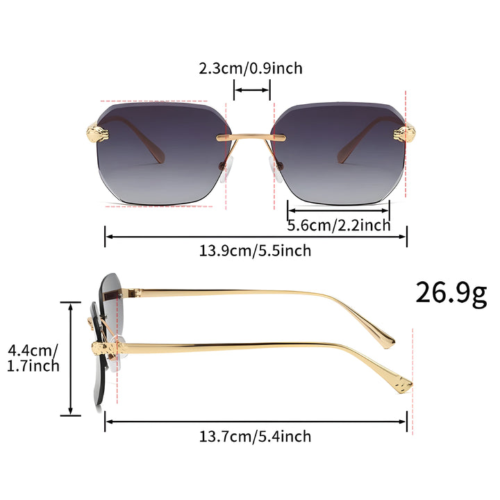 Lightweight Men's Sunglasses – Minimalist Style with UV400 Protection-The Yellow Prime
