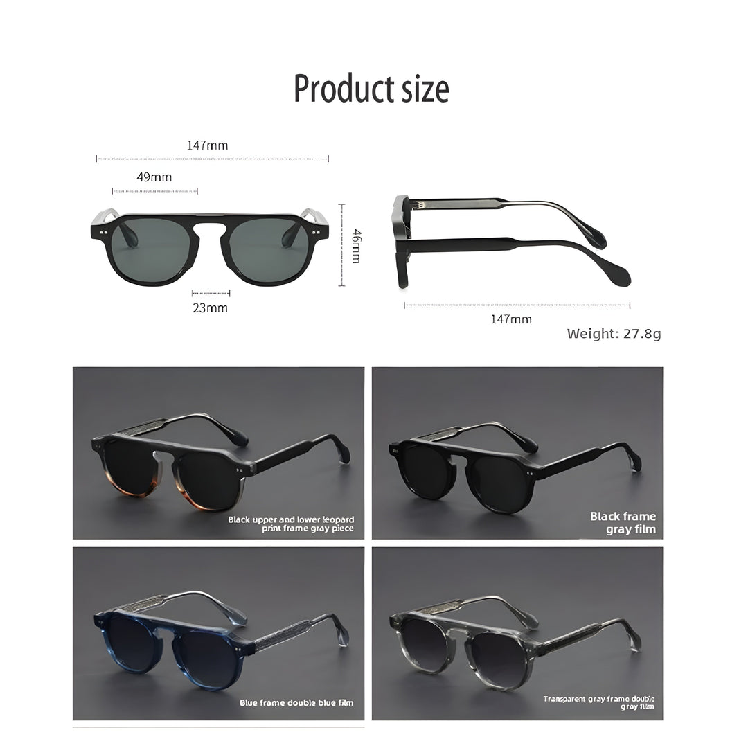 Lightweight Retro Men's Sunglasses – Durable Design for Any Occasion-The Yellow Prime