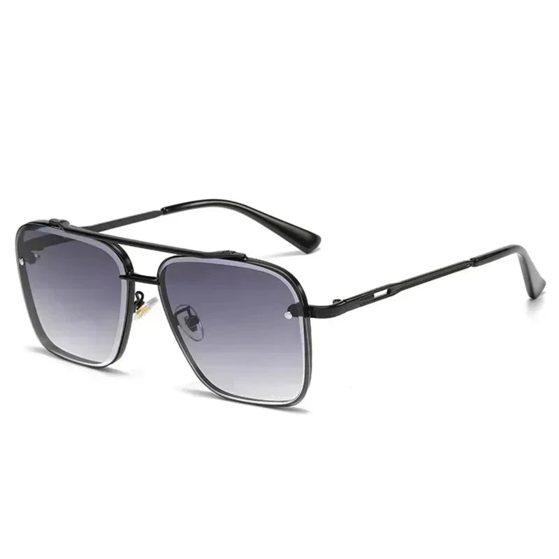 Lightweight Square Aviator Sunglasses for Men – UV400 Protection-The Yellow Prime