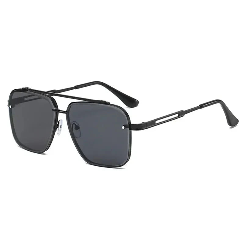 Lightweight Square Aviator Sunglasses for Men – UV400 Protection-The Yellow Prime
