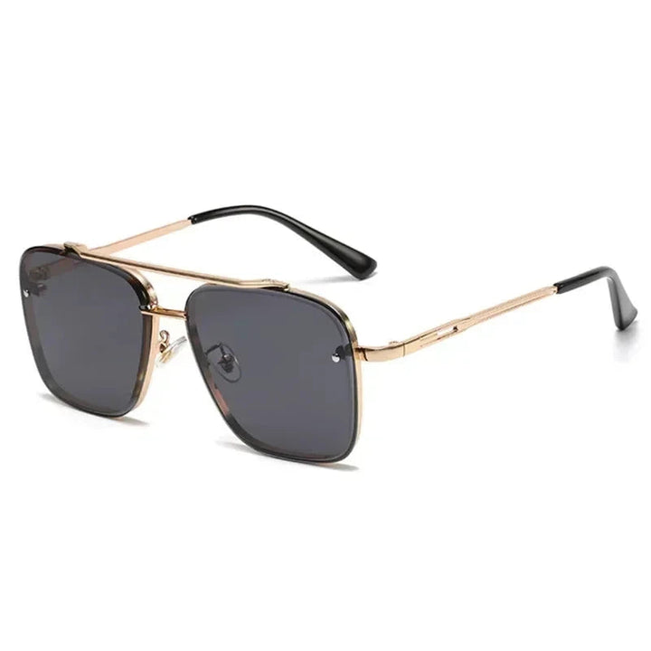 Lightweight Square Aviator Sunglasses for Men – UV400 Protection-The Yellow Prime