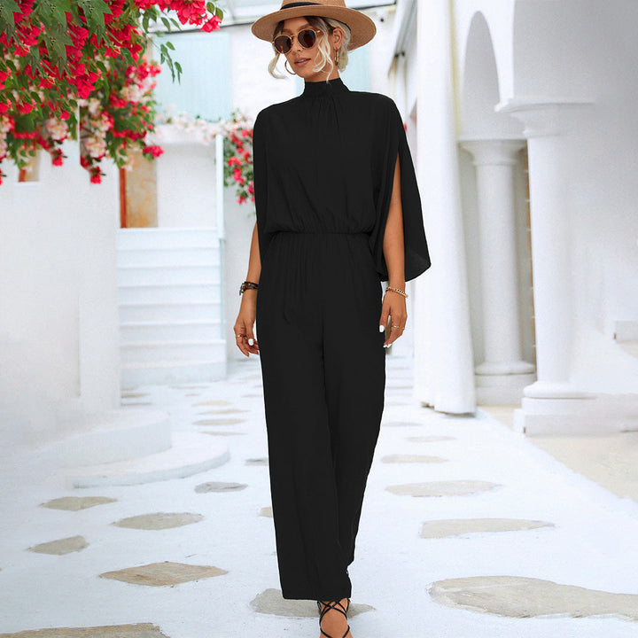 Women's Lightweight Flattering Jumpsuit with Adjustable Straps-The Yellow Prime