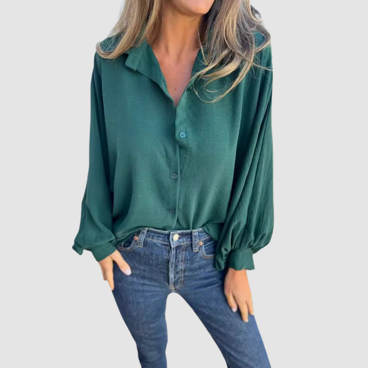 Liza | Women's Elegant Oversized Blouse-The Yellow Prime