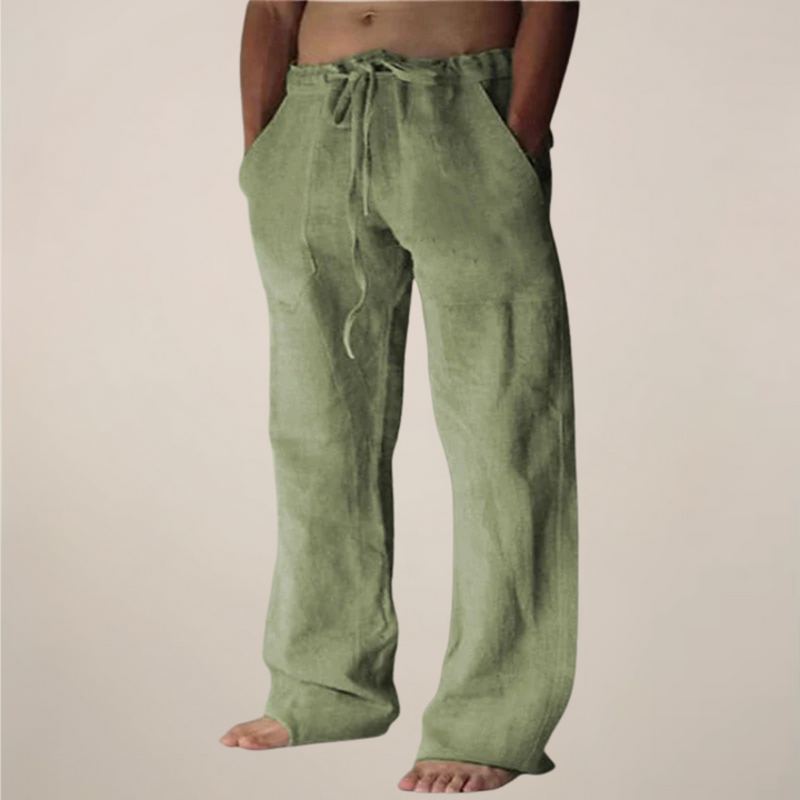 Logan | Casual Wide Leg Men's Pants-The Yellow Prime