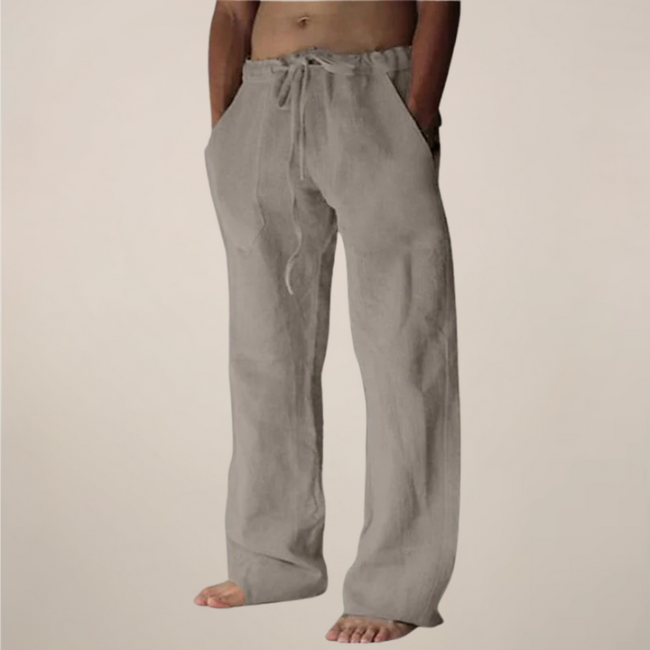 Logan | Casual Wide Leg Men's Pants-The Yellow Prime