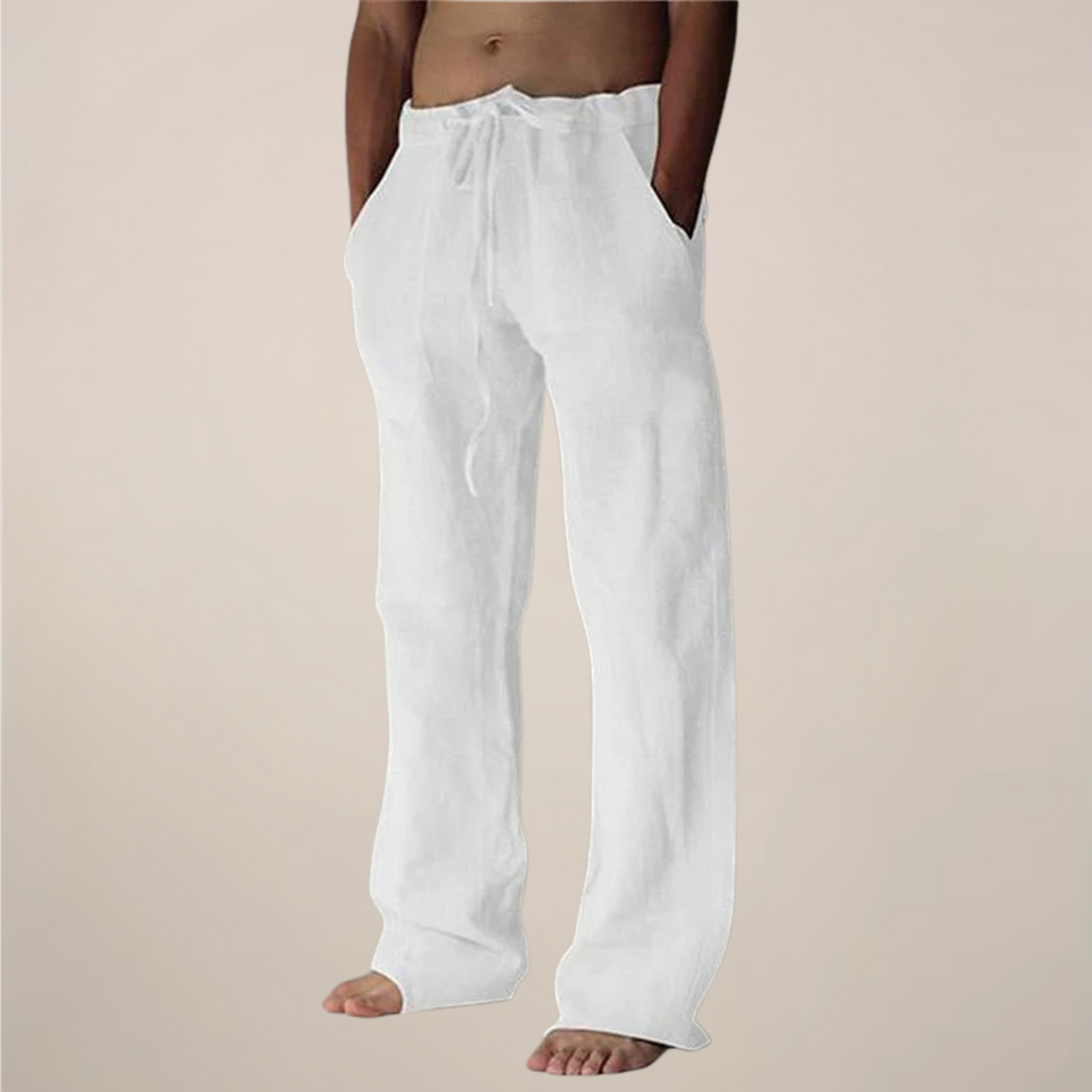 Logan | Casual Wide Leg Men's Pants-The Yellow Prime