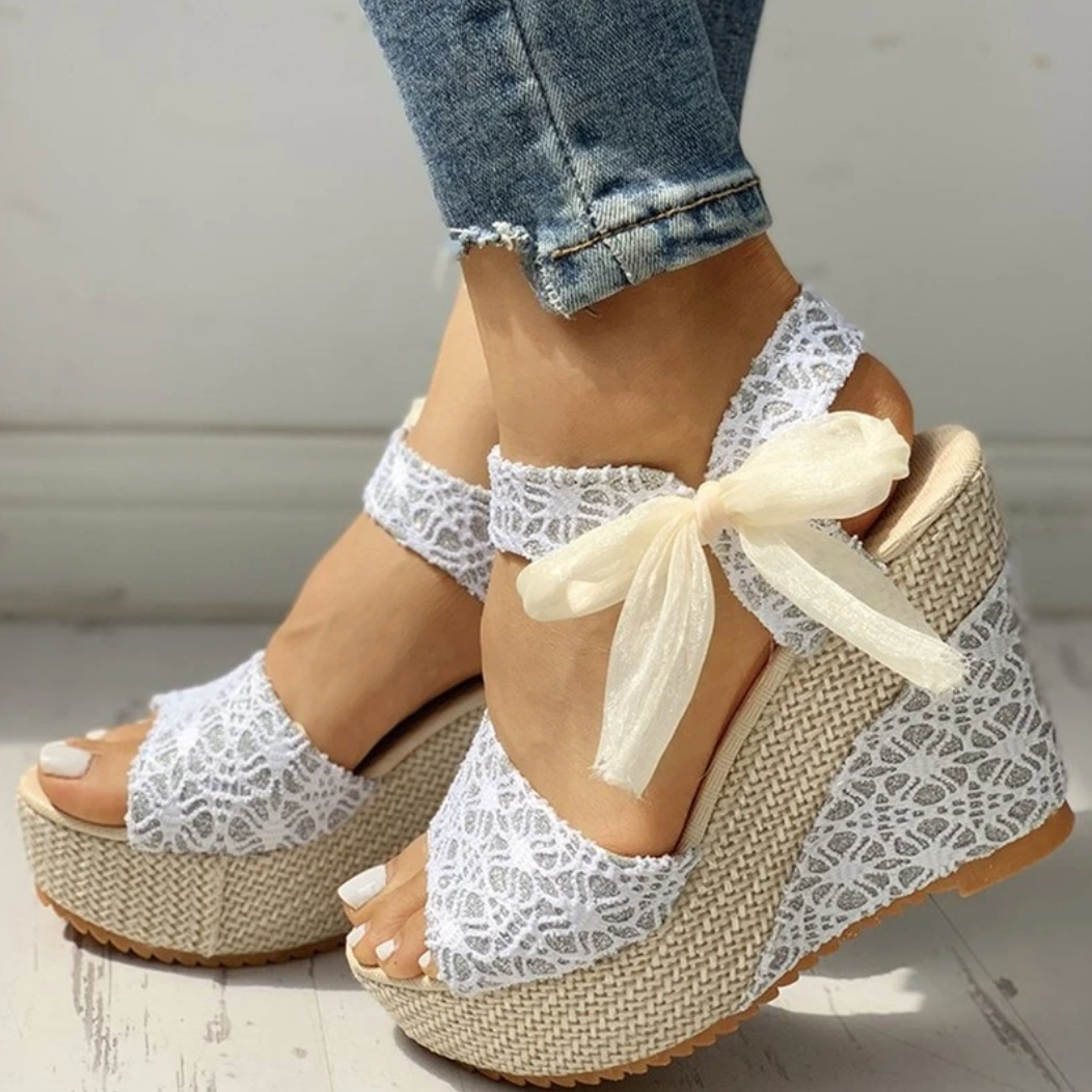 Lola | Women's Elegant Wedge Sandals with Comfort and Style-The Yellow Prime
