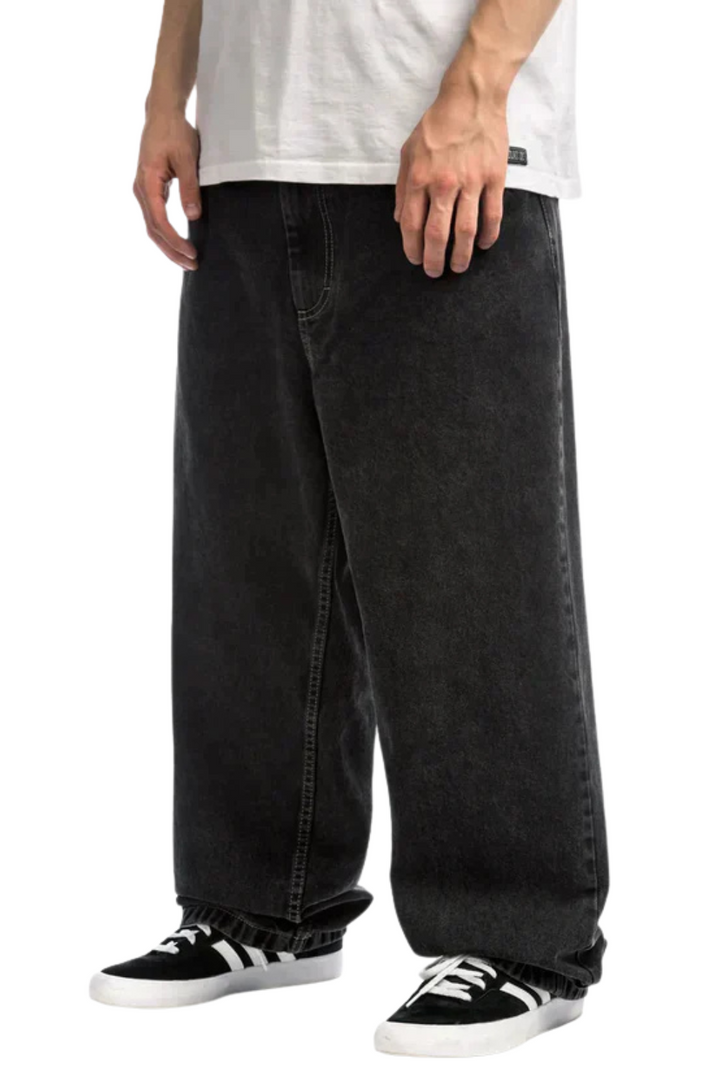 Men's Loose Fit Wide Leg Denim Jeans-The Yellow Prime
