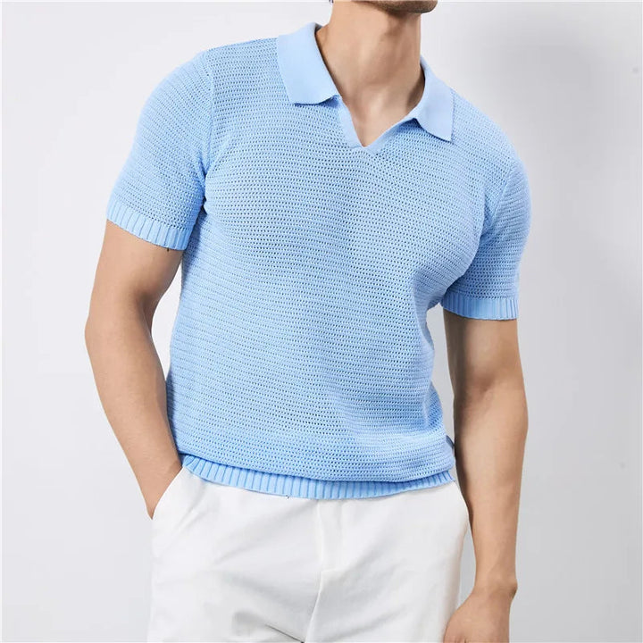 Luca | Men's Casual Polo Shirt-The Yellow Prime