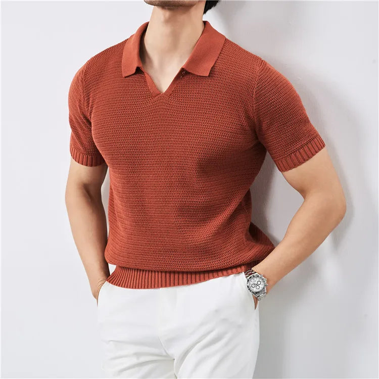 Luca | Men's Casual Polo Shirt-The Yellow Prime