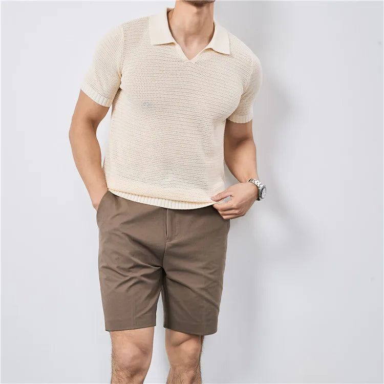 Luca | Men's Casual Polo Shirt-The Yellow Prime