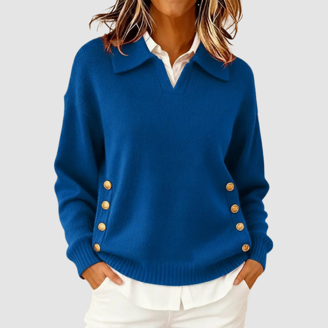 Luisa | Women's Elegant Knitted Sweater-The Yellow Prime