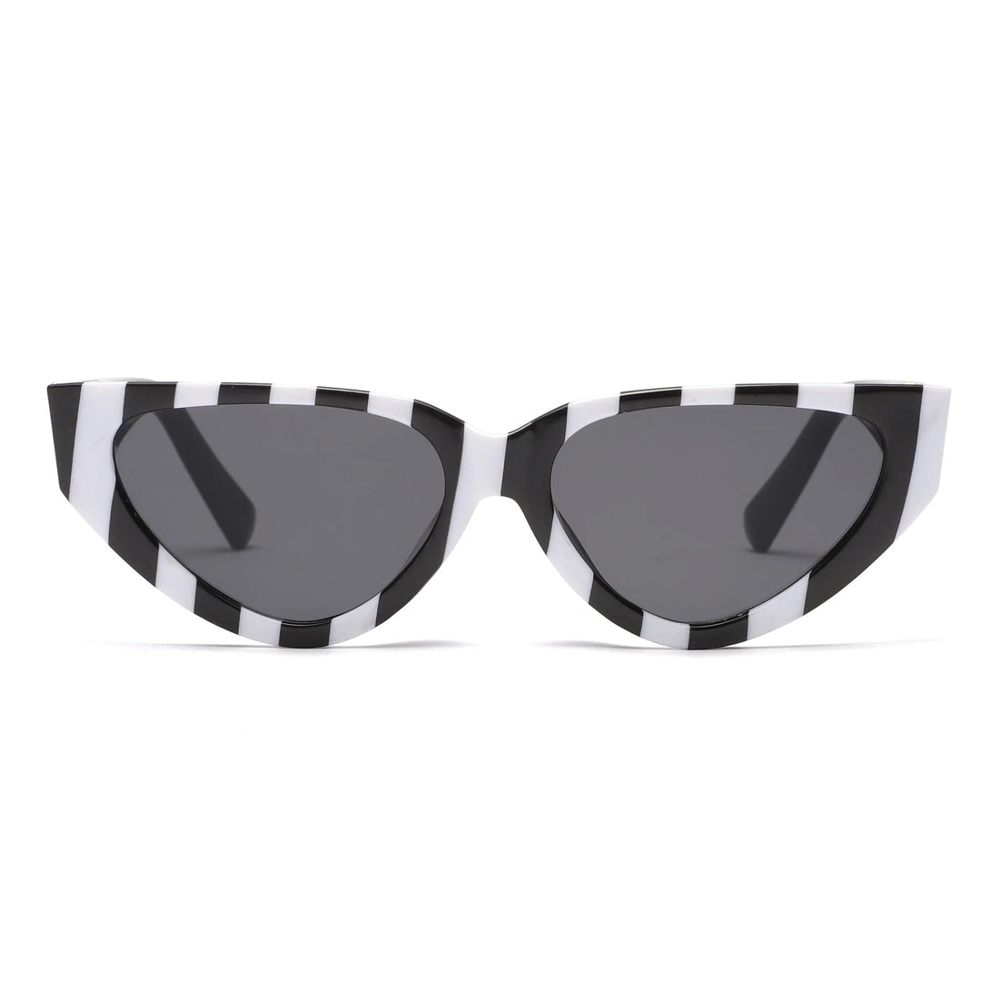 Women's Lightweight Cat-Eye Sunglasses – Vintage Plastic Design for Summer-The Yellow Prime