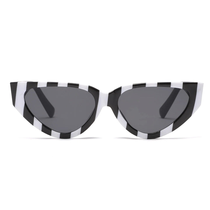 Women's Lightweight Cat-Eye Sunglasses – Vintage Plastic Design for Summer-The Yellow Prime