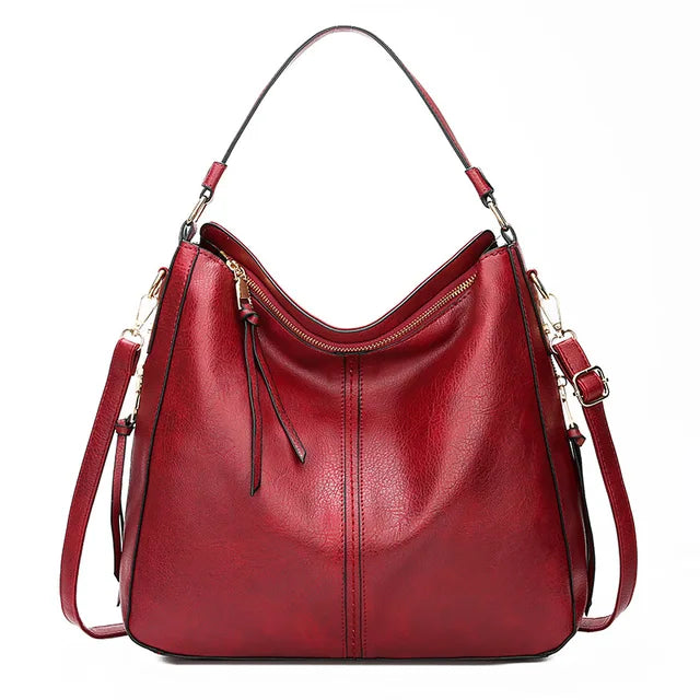 Jacky | Women's Elegant Spacious Summer Leather Tote Bag-The Yellow Prime