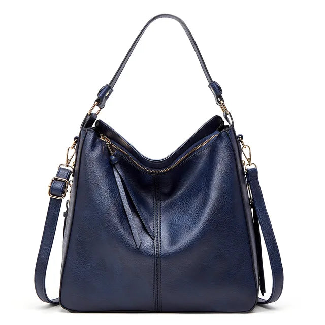 Jacky | Women's Elegant Spacious Summer Leather Tote Bag-The Yellow Prime