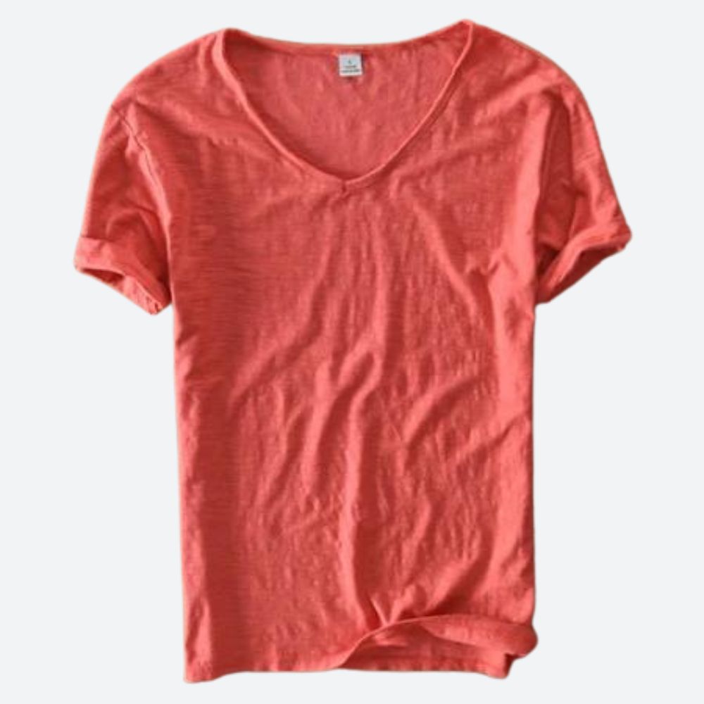 Maxx | Men's Refreshing Comfortable Summer Cotton-Linen T-Shirt-The Yellow Prime