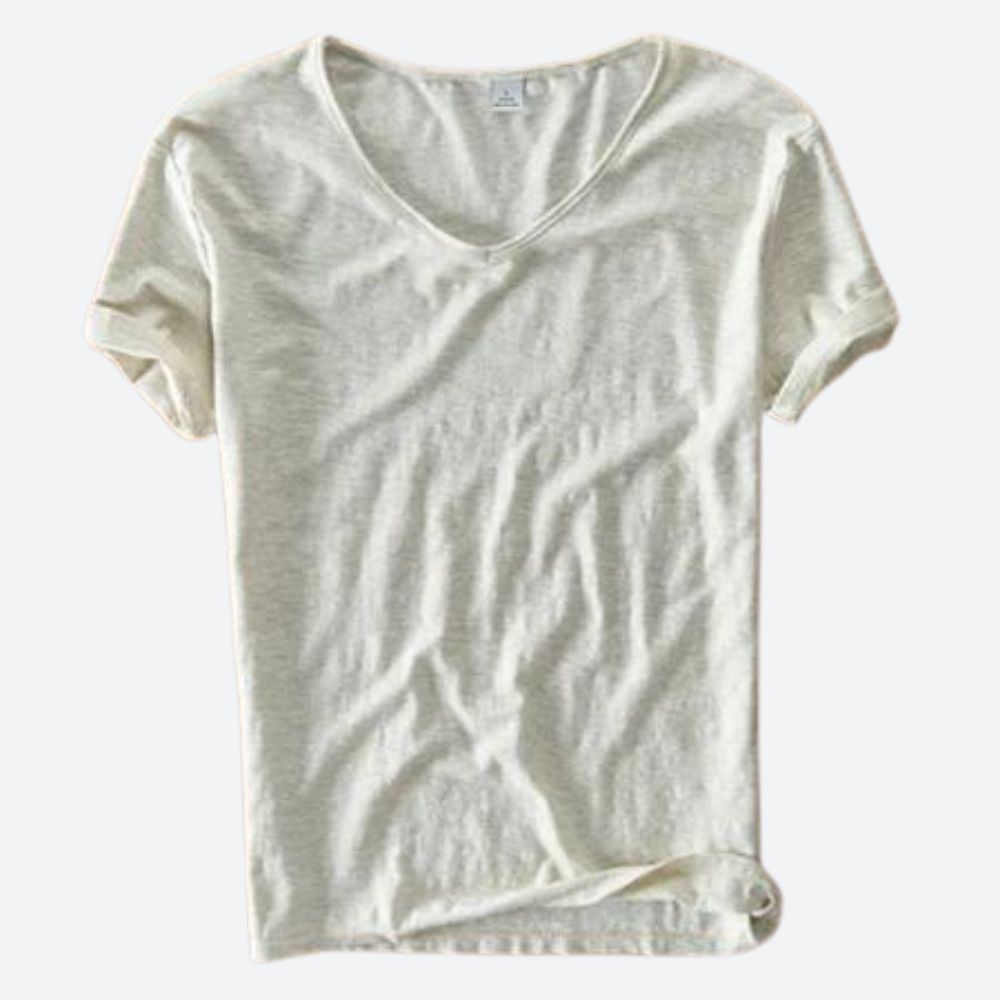 Maxx | Men's Refreshing Comfortable Summer Cotton-Linen T-Shirt-The Yellow Prime