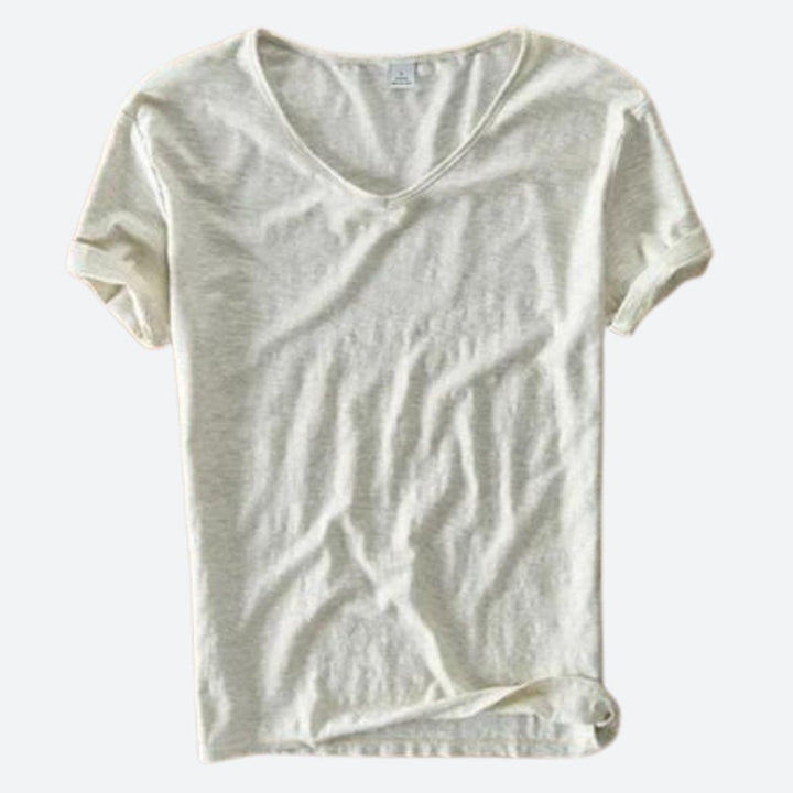 Maxx | Men's Refreshing Comfortable Summer Cotton-Linen T-Shirt-The Yellow Prime