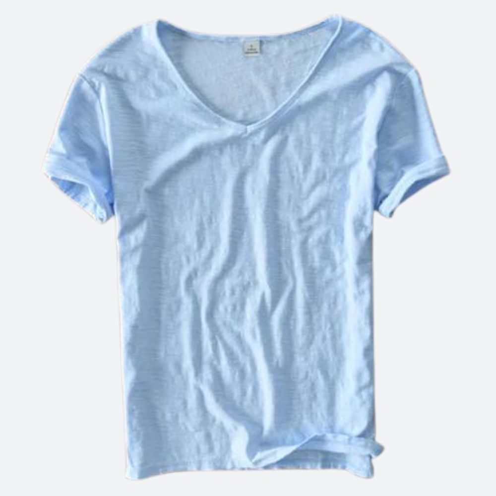 Maxx | Men's Refreshing Comfortable Summer Cotton-Linen T-Shirt-The Yellow Prime