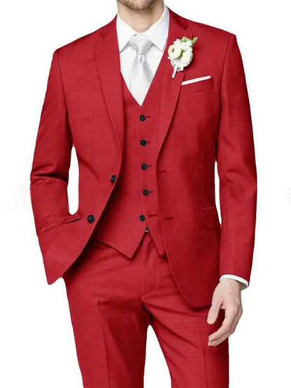 Men's Formal Notch Tailored One-Button Suit – Everyday Essential