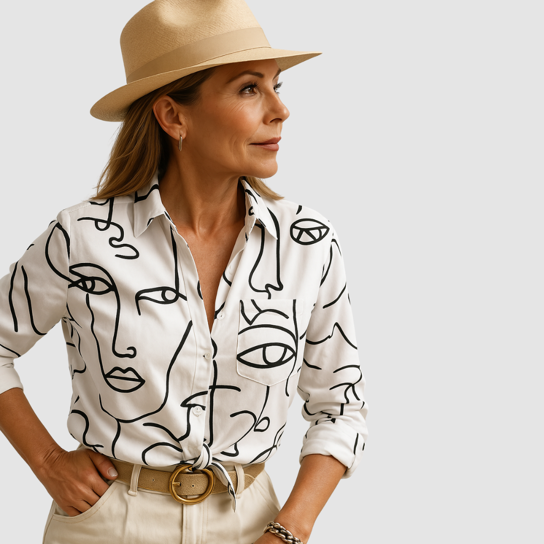 Mandy | Women's Elegant Breathable Blouse-The Yellow Prime
