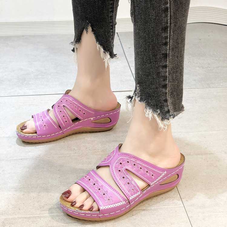 Margaret | Women's Comfortable Orthopedic Summer Sandals-The Yellow Prime