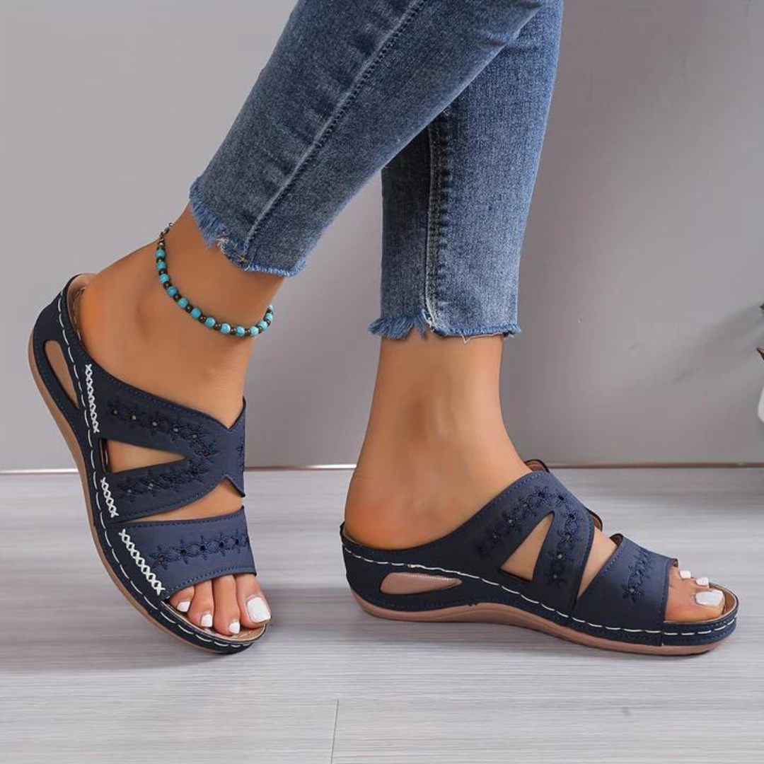 Margaret | Women's Comfortable Orthopedic Summer Sandals-The Yellow Prime
