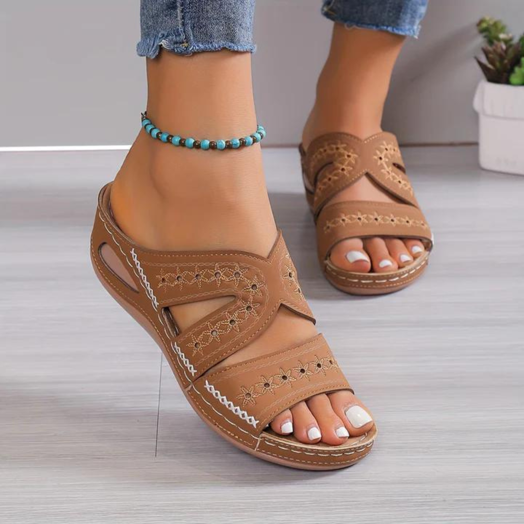 Margaret | Women's Comfortable Orthopedic Summer Sandals-The Yellow Prime