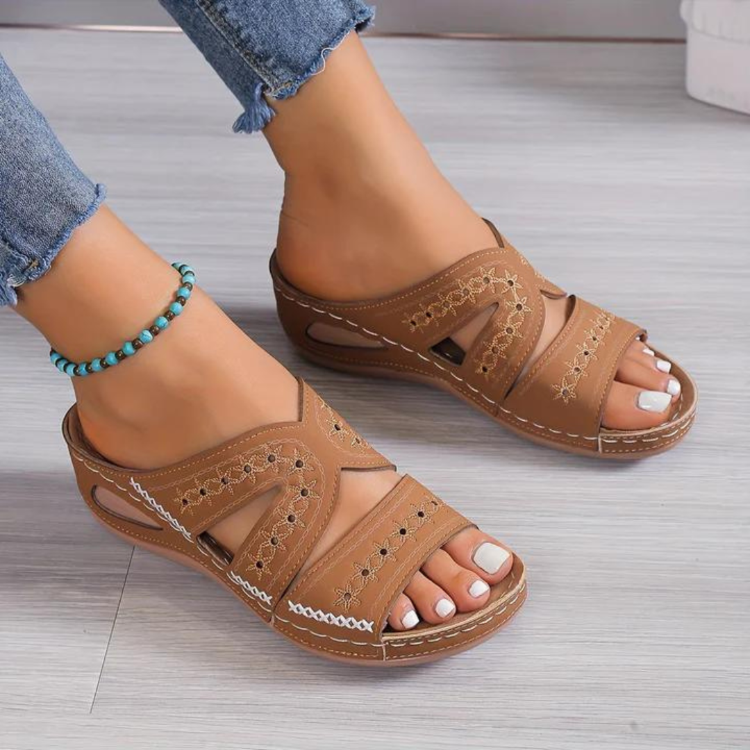 Margaret | Women's Comfortable Orthopedic Summer Sandals-The Yellow Prime