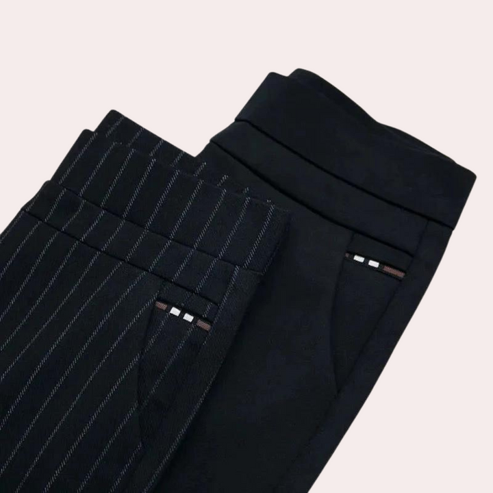 Margot | Women's Elegant High-Waist Stretch Pants for Comfort-The Yellow Prime