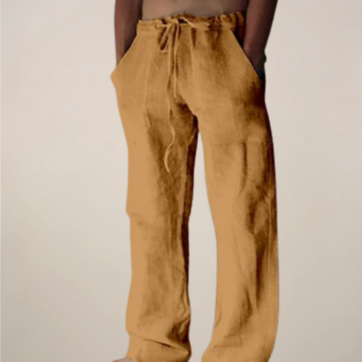 Logan | Casual Wide Leg Men's Pants-The Yellow Prime