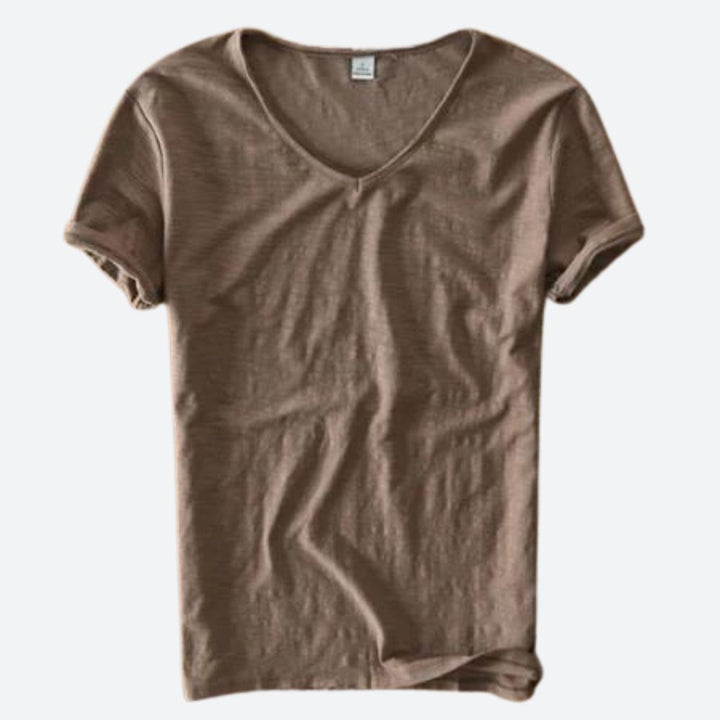 Maxx | Men's Refreshing Comfortable Summer Cotton-Linen T-Shirt-The Yellow Prime
