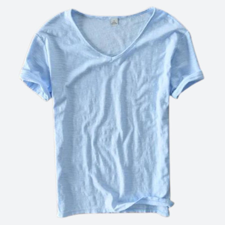 Maxx | Men's Refreshing Comfortable Summer Cotton-Linen T-Shirt-The Yellow Prime