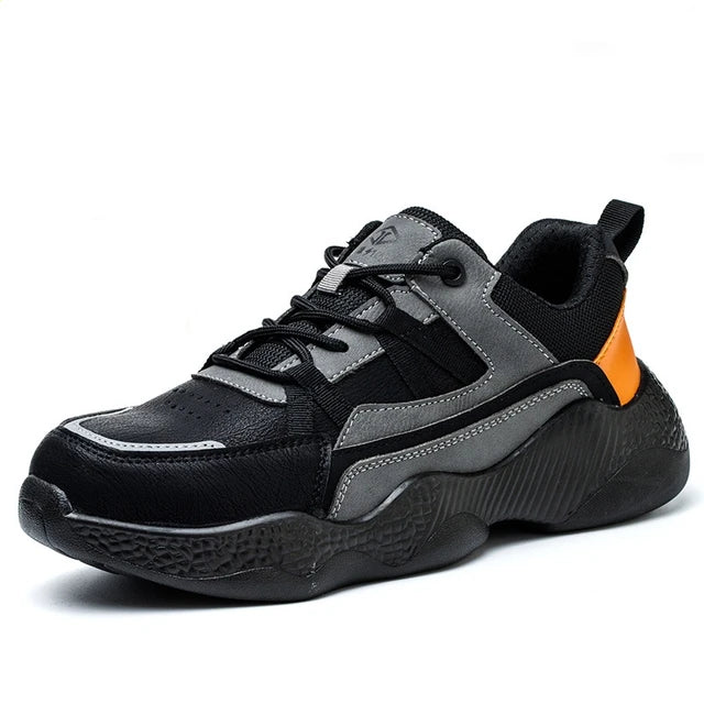 Men's Steel Toe Safety Work Sneakers-The Yellow Prime