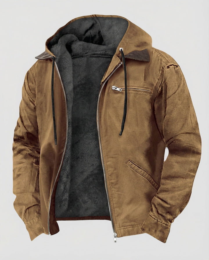 Men's Stylish Comfort-Fit Jacket with Elegant Detailing